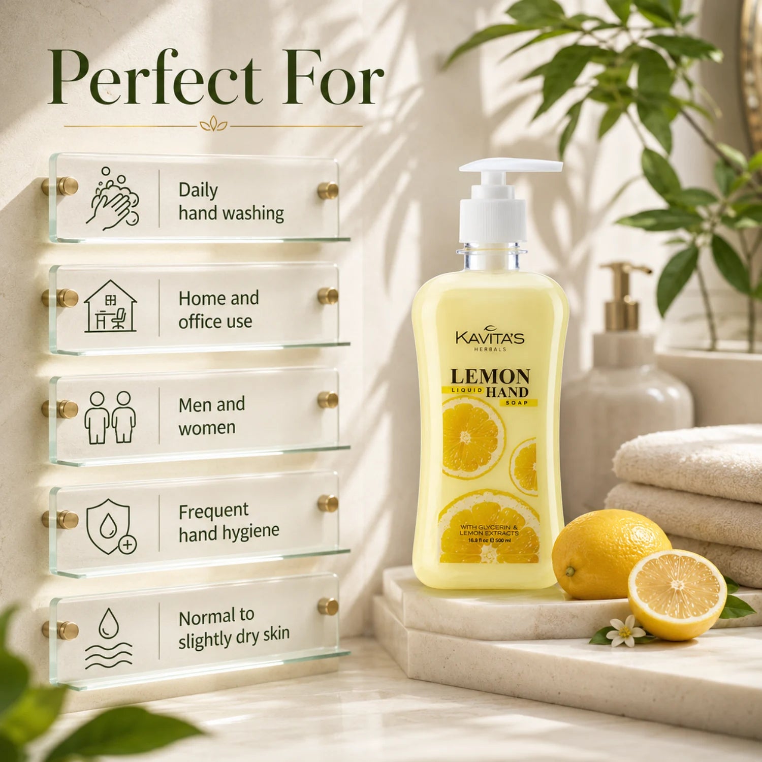 Lemon Pearly Hand Soap