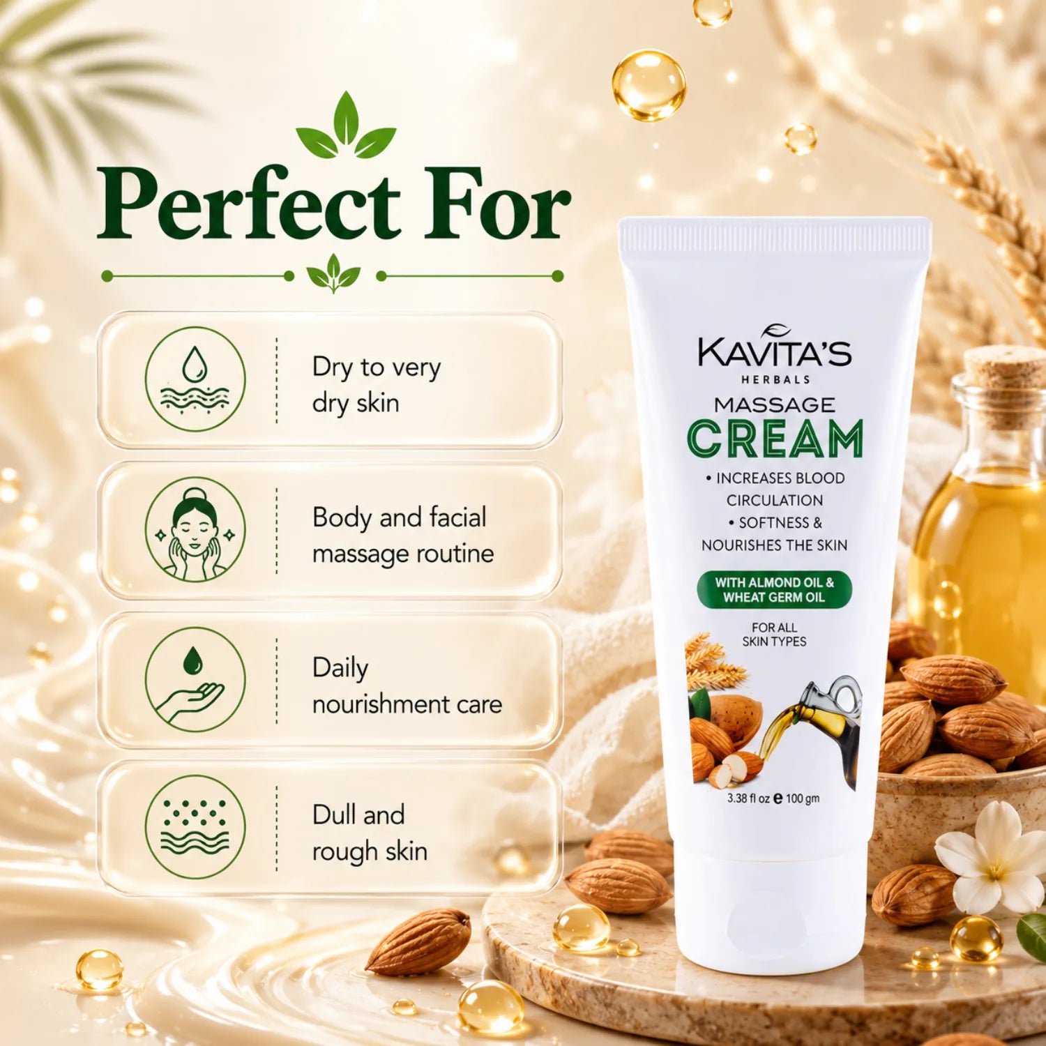 Almond Massage Cream