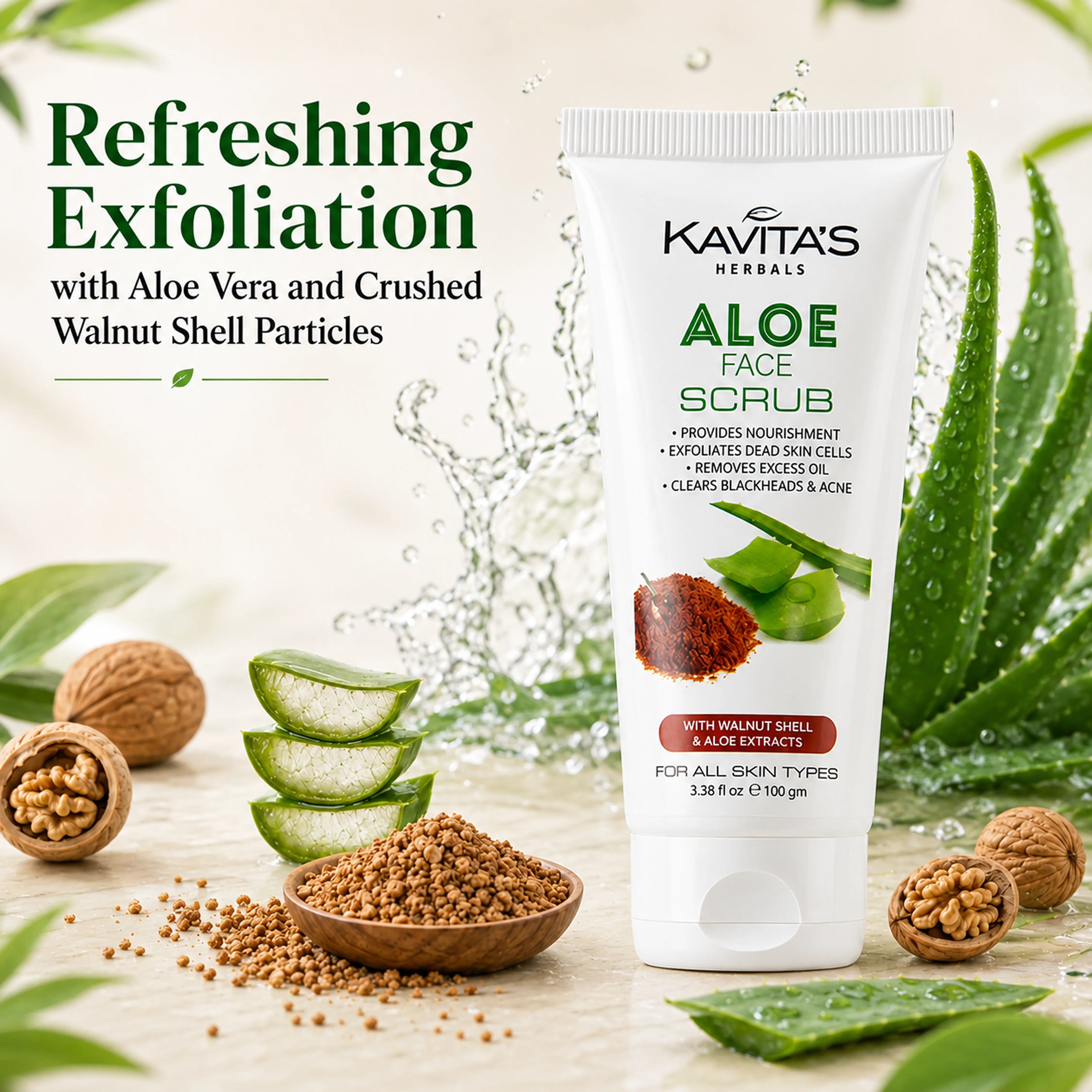 Aloe Face & Body Scrub