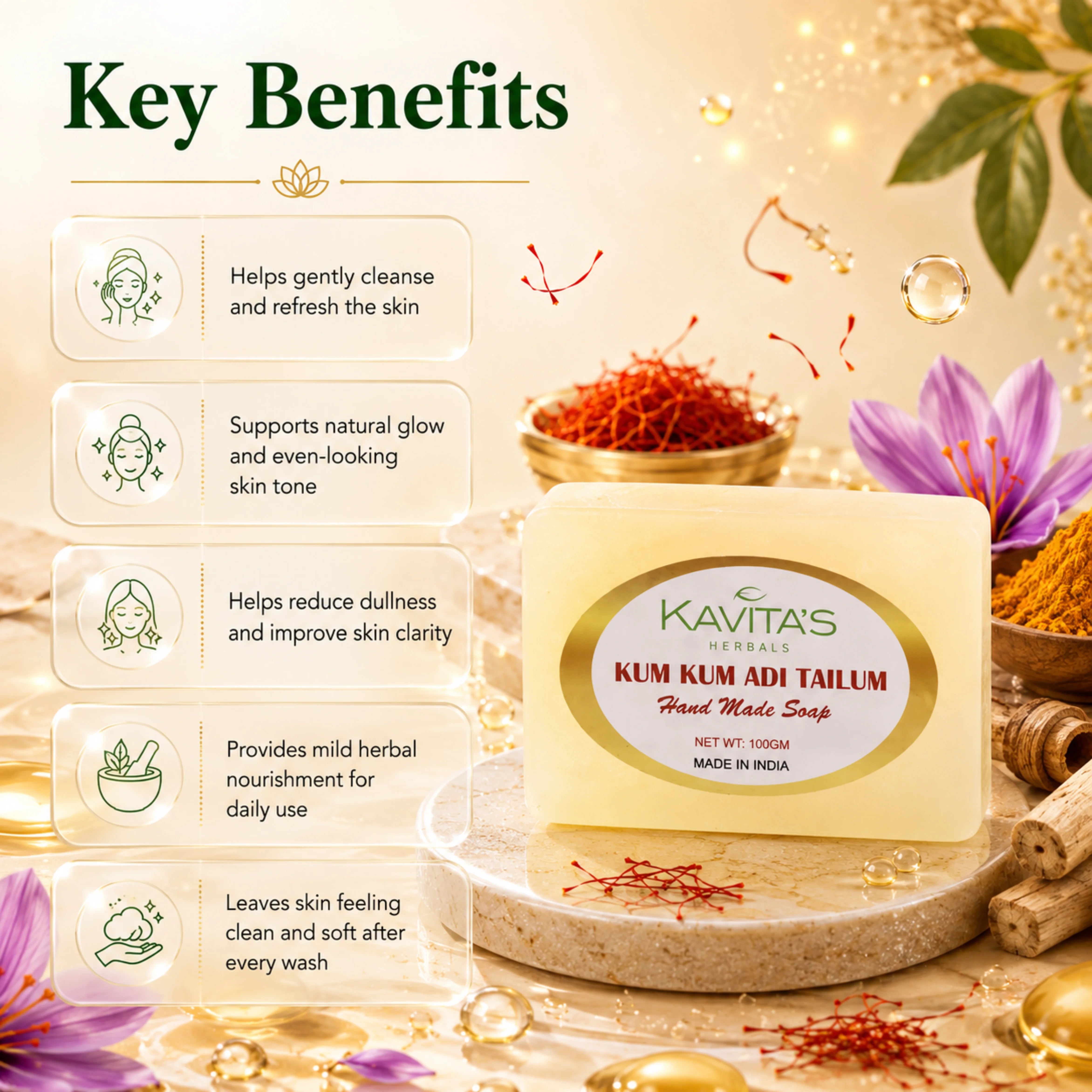 Kumkumadi Soap