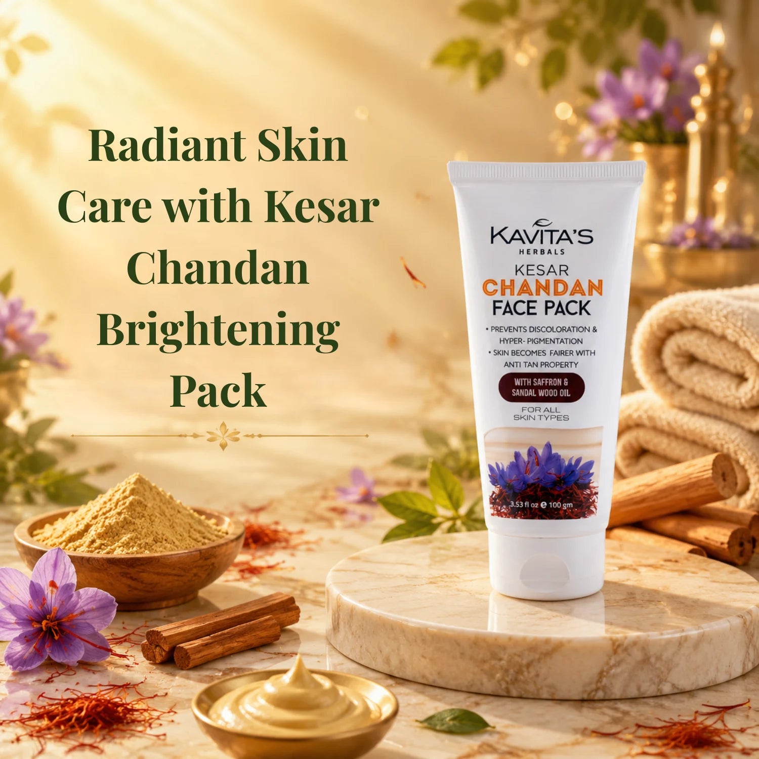 Kesar Chandan Face & Body Pack