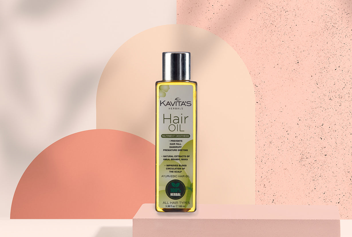 Natural Remedy For Hair Loss – Kavita’s 100% Herbal Ayurvedic Hair Oil