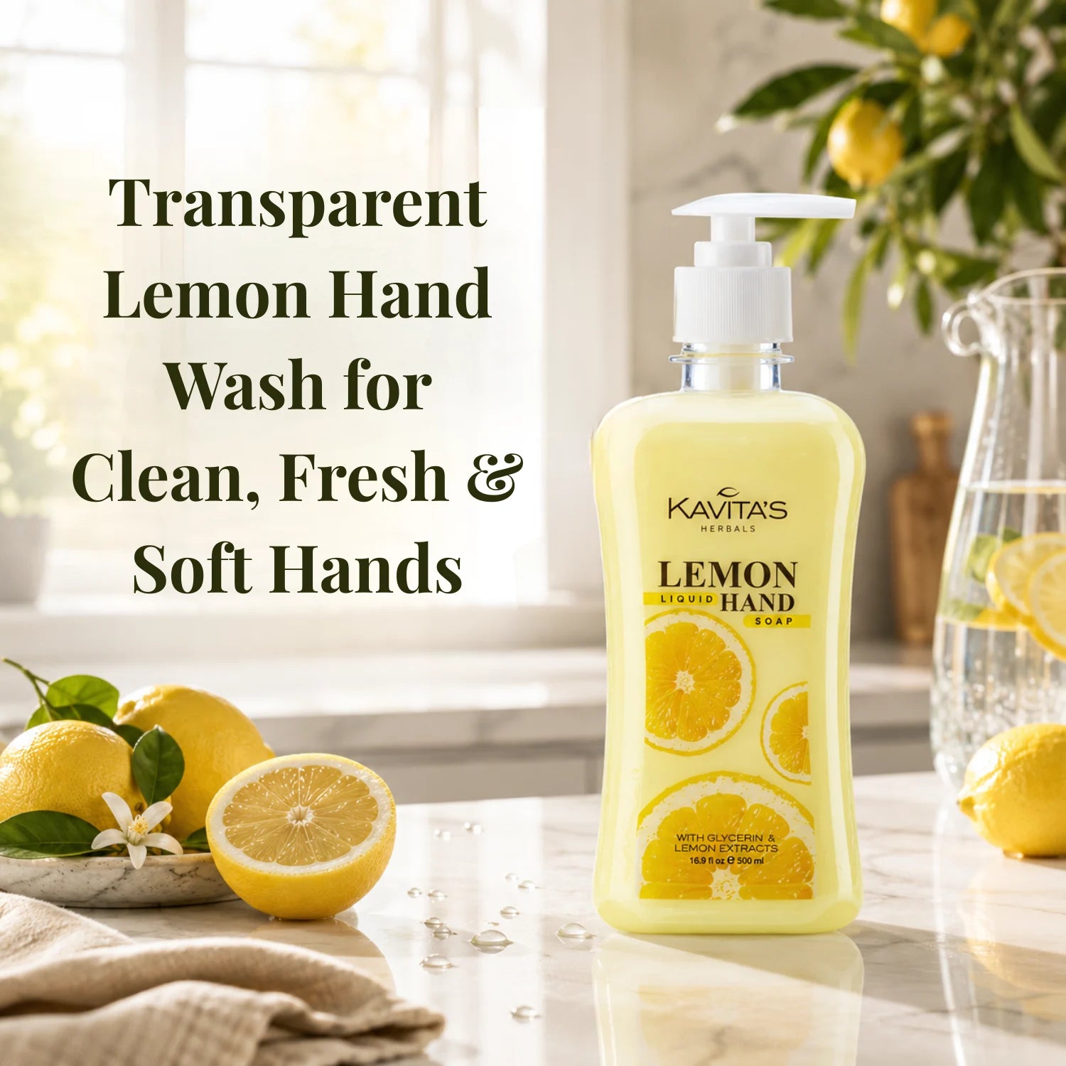 Lemon Pearly Hand Soap