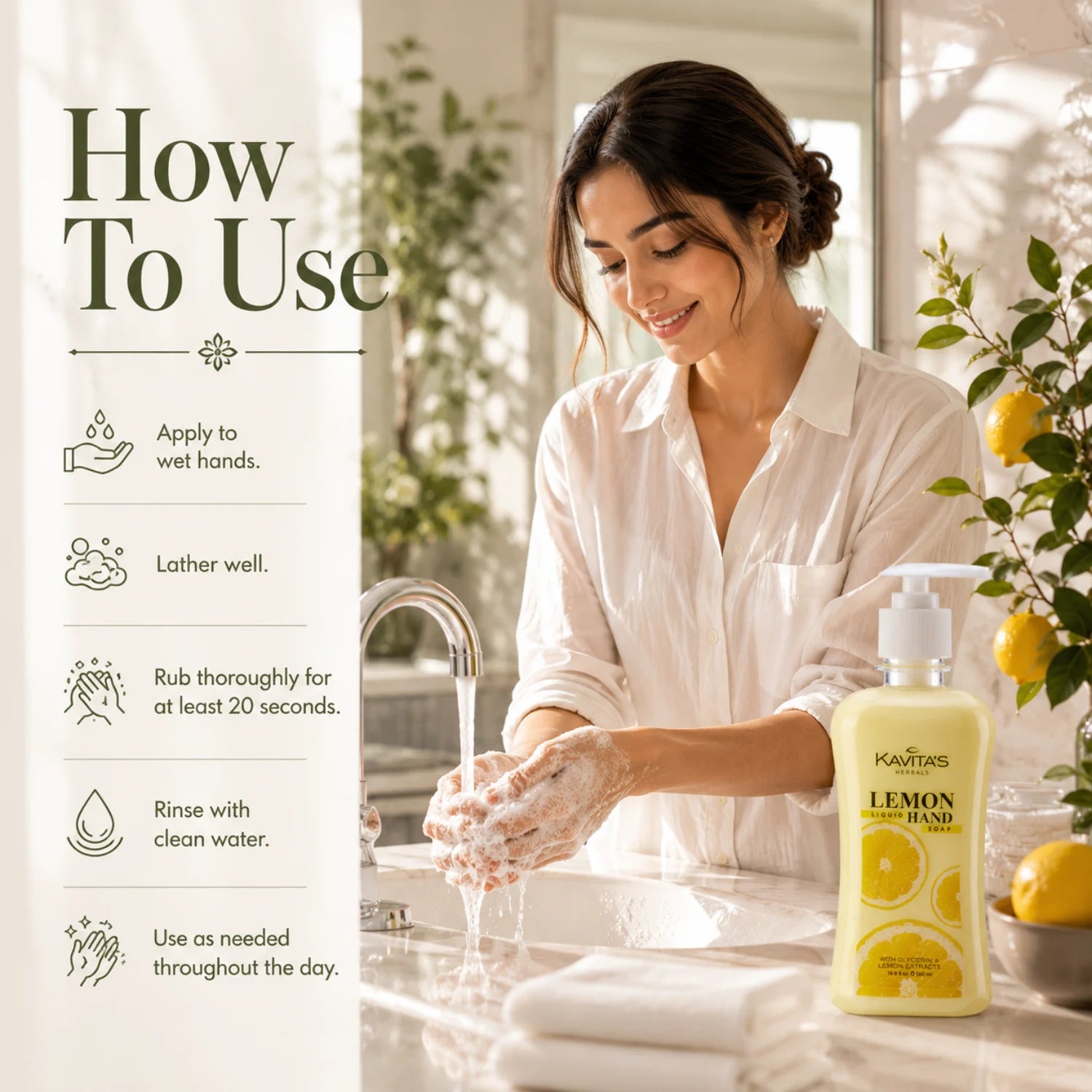 Lemon Pearly Hand Soap