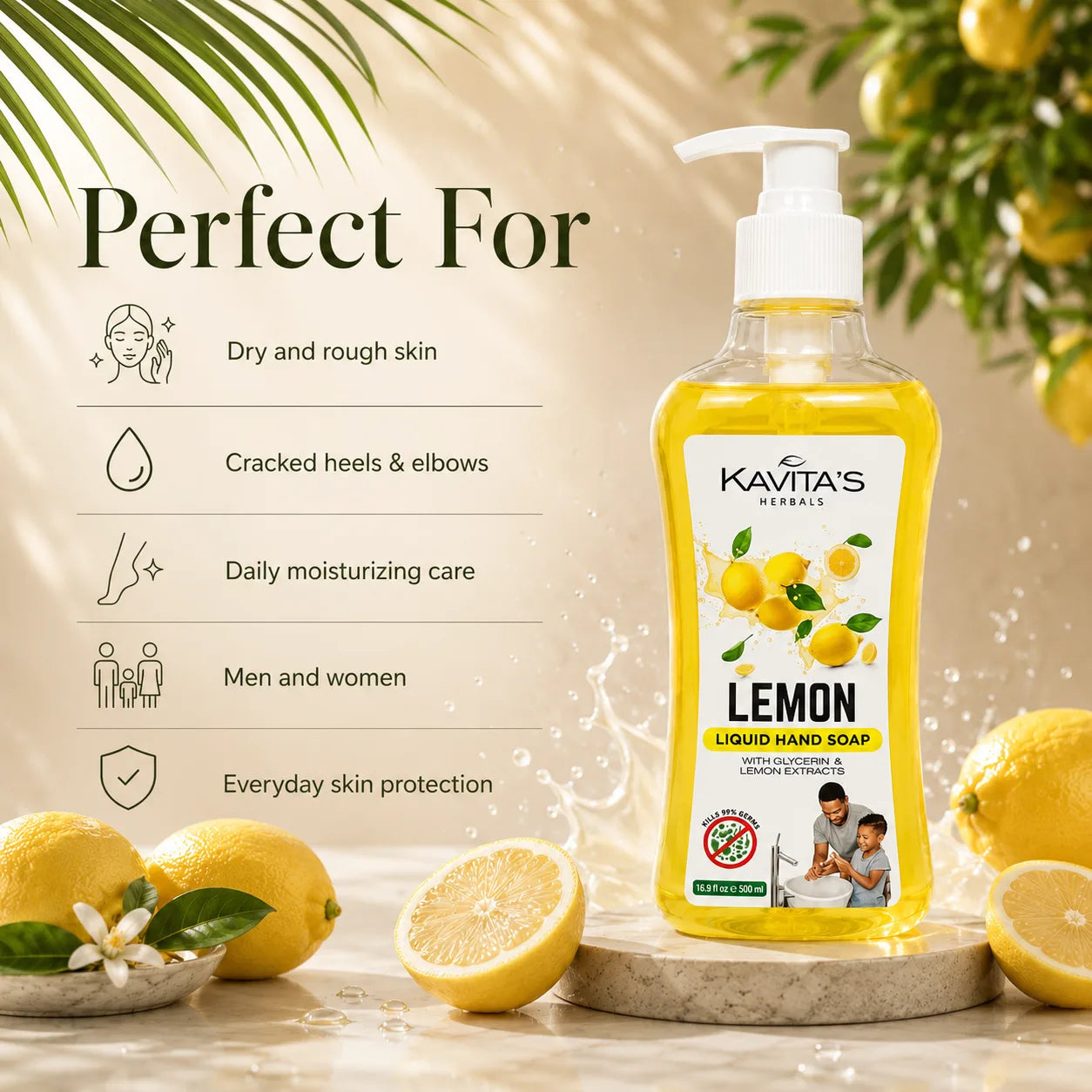 Transparent Lemon Hand Wash