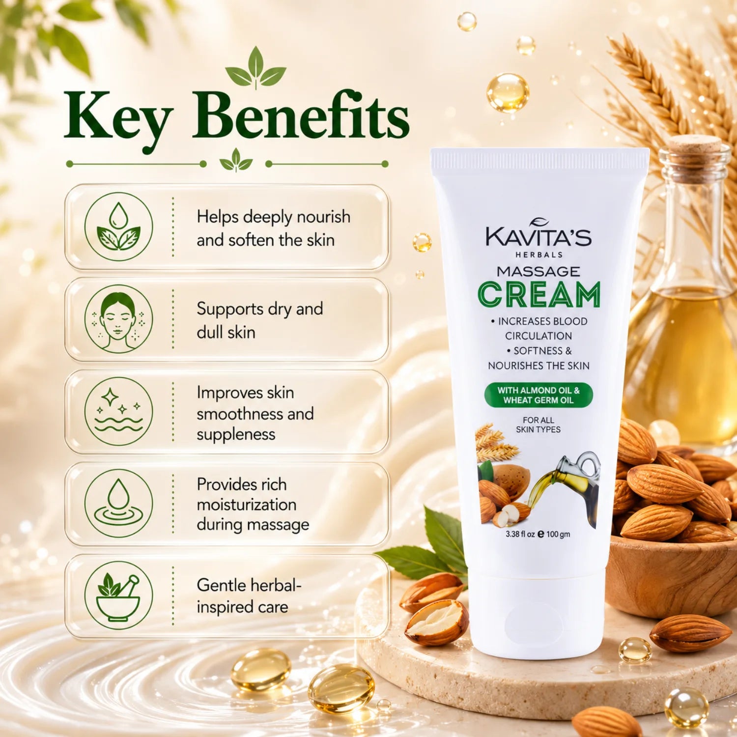 Almond Massage Cream