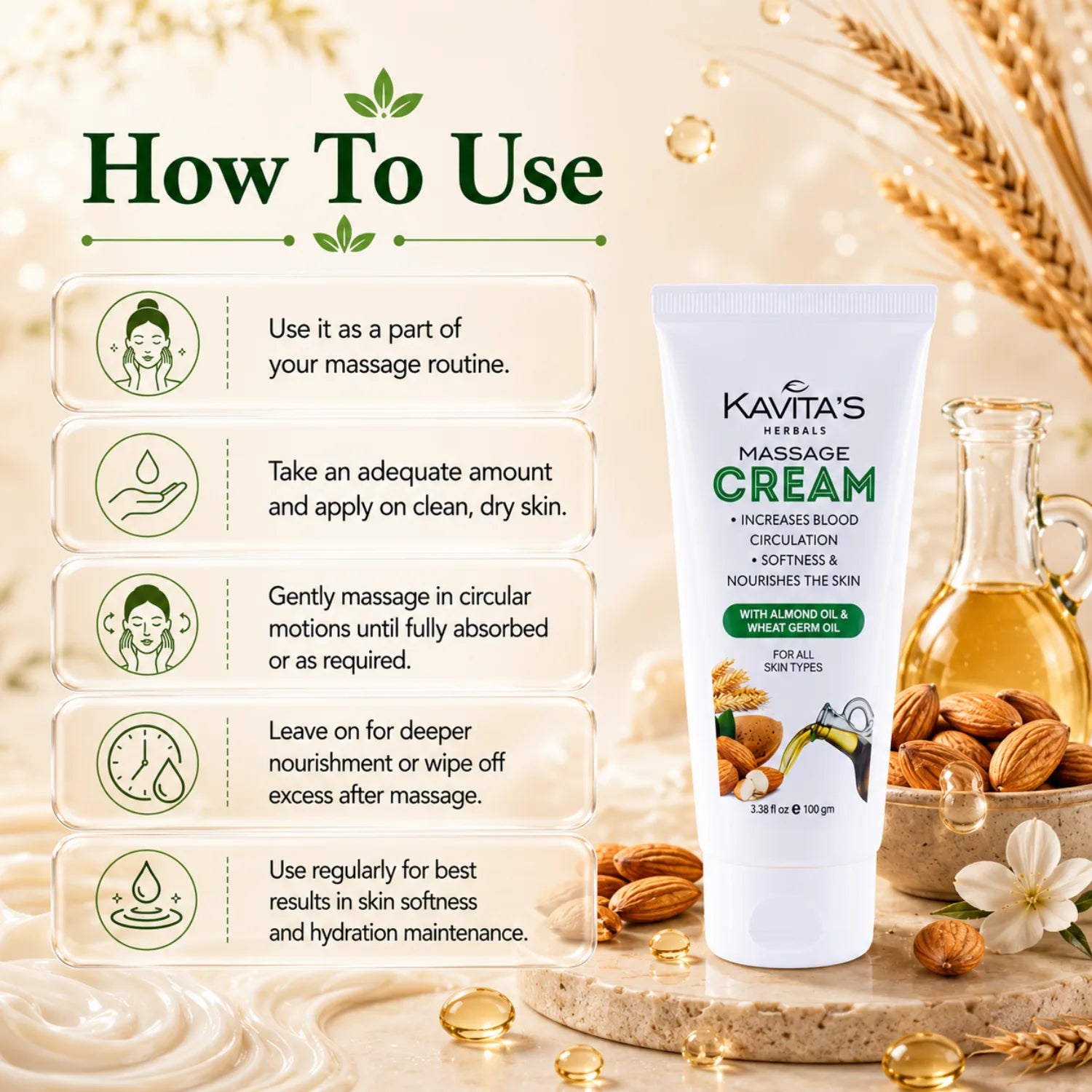 Almond Massage Cream