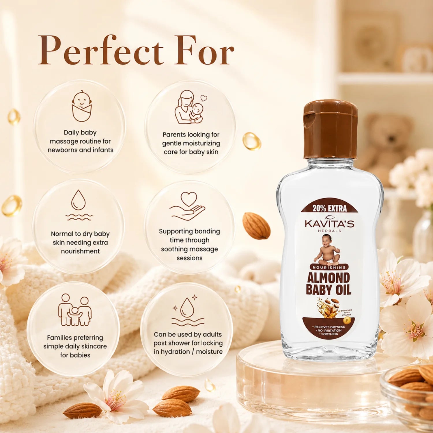 Almond baby oil