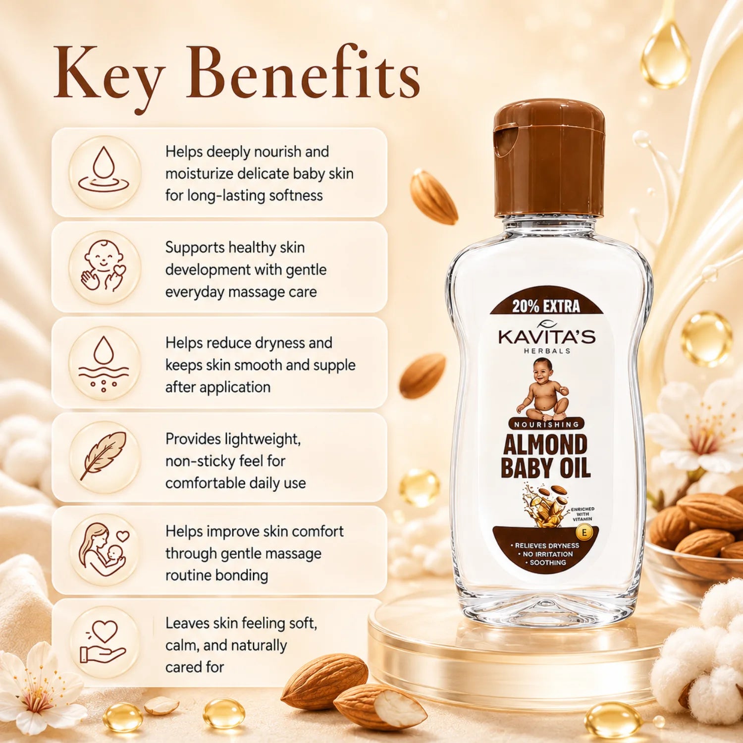 Almond baby oil