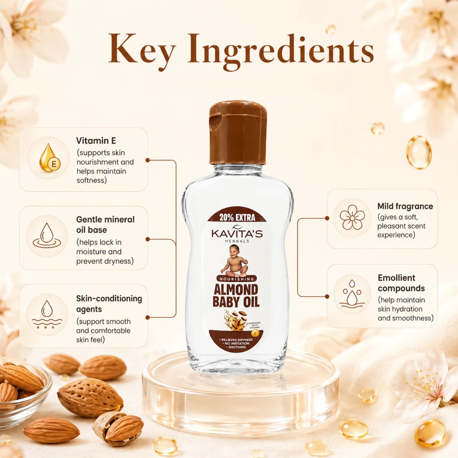 Almond baby oil