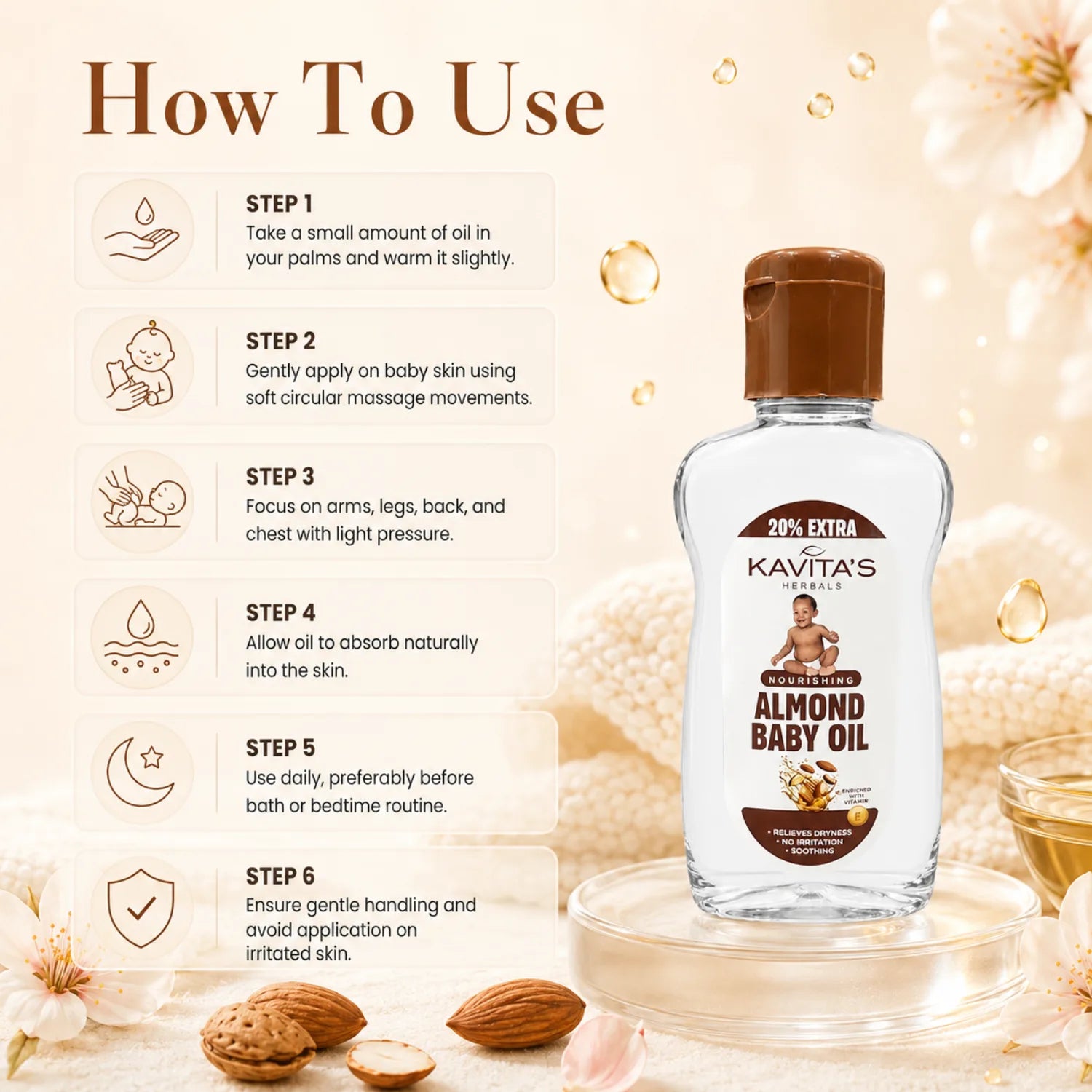 Almond baby oil