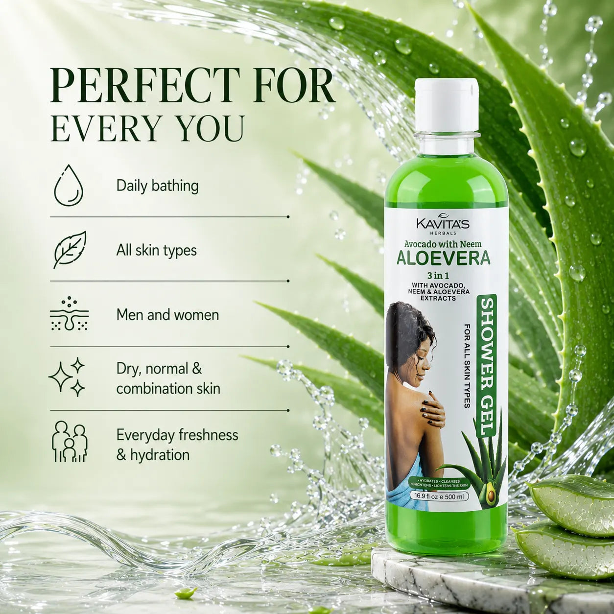 Aloe Vera Shower Gel