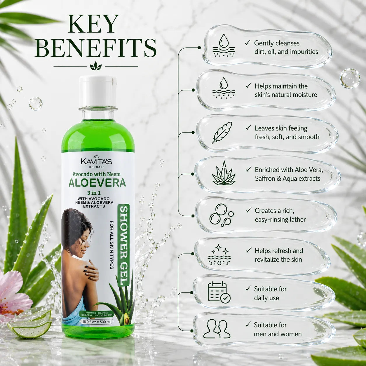 Aloe Vera Shower Gel