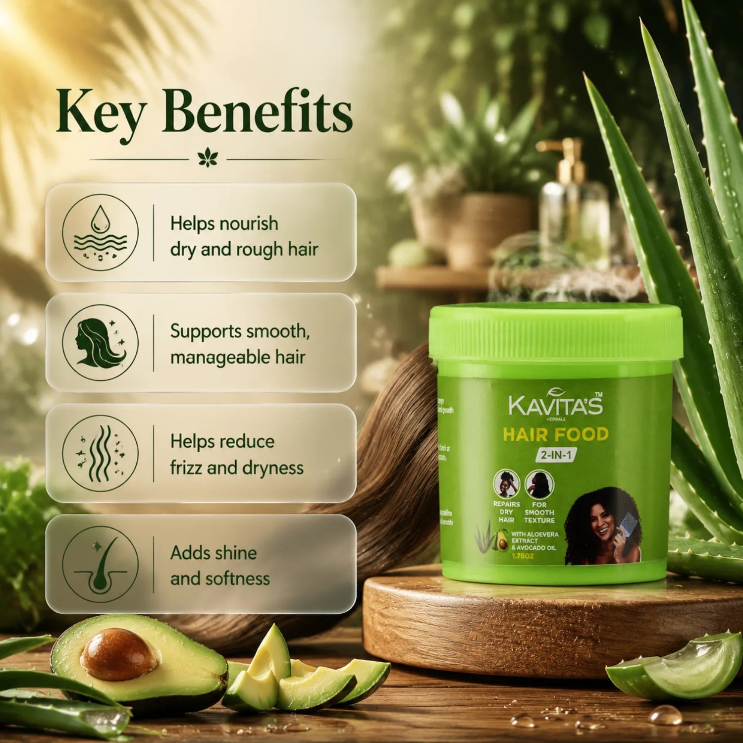 Aloevera & Avocado Hair Pomade / Hair Food