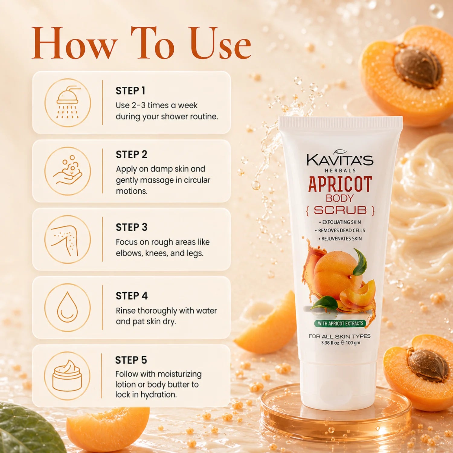 Apricot Face & Body Scrub