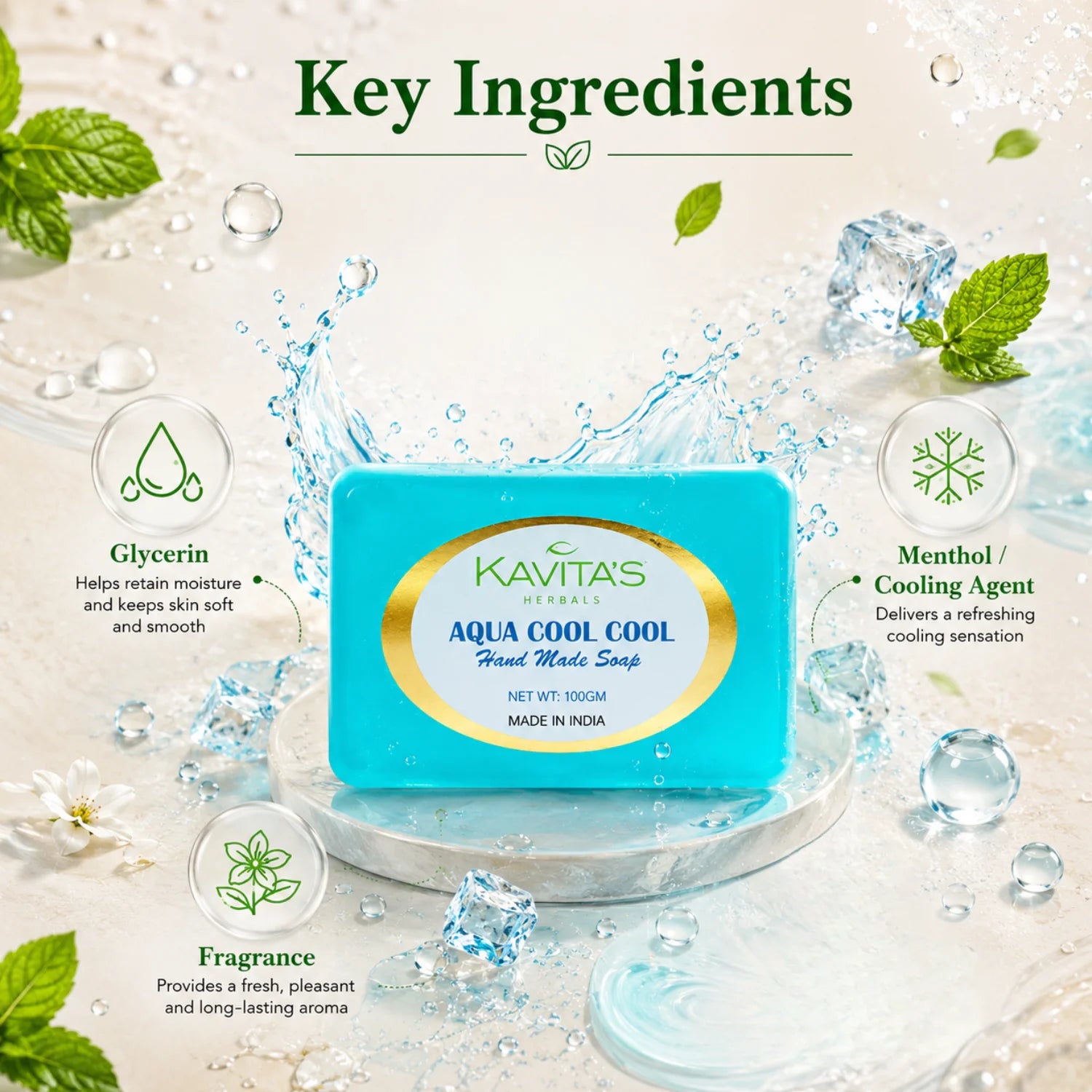 Aqua Cool Cool Soap Bar