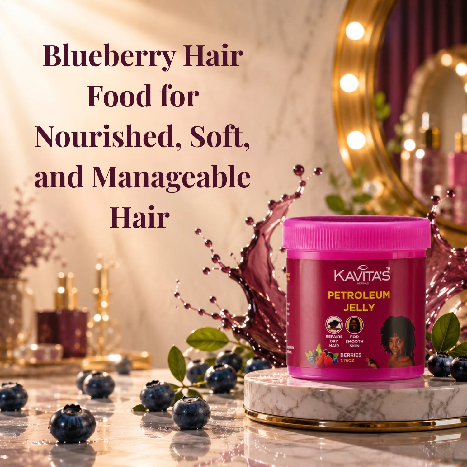 Blueberry hair food