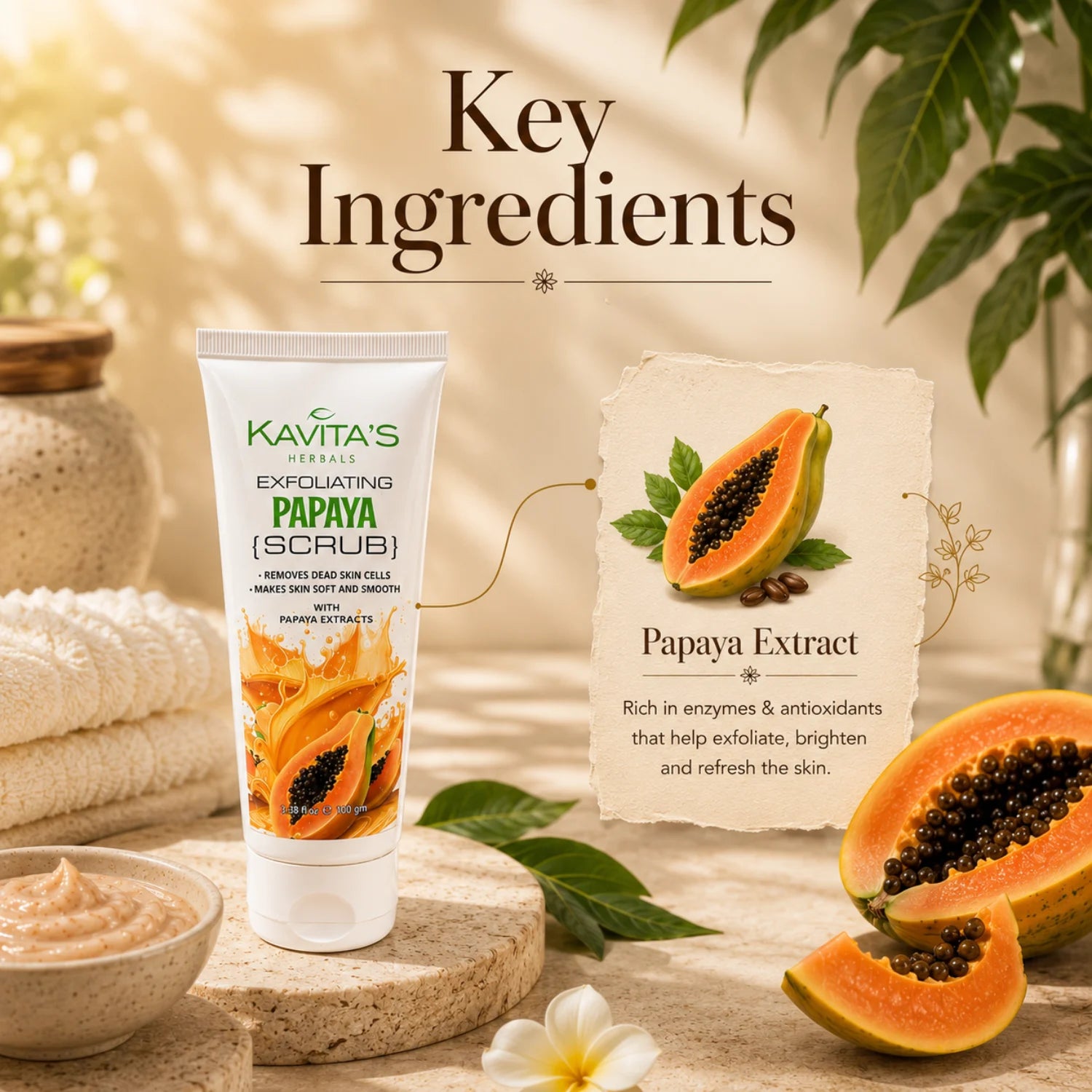 Exfoliating Papaya Scrub