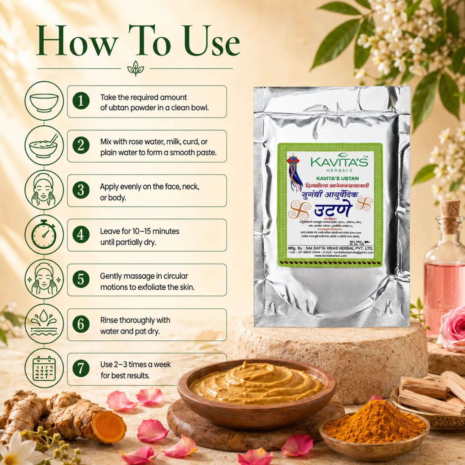 Kavita's Herbal Ubtan
