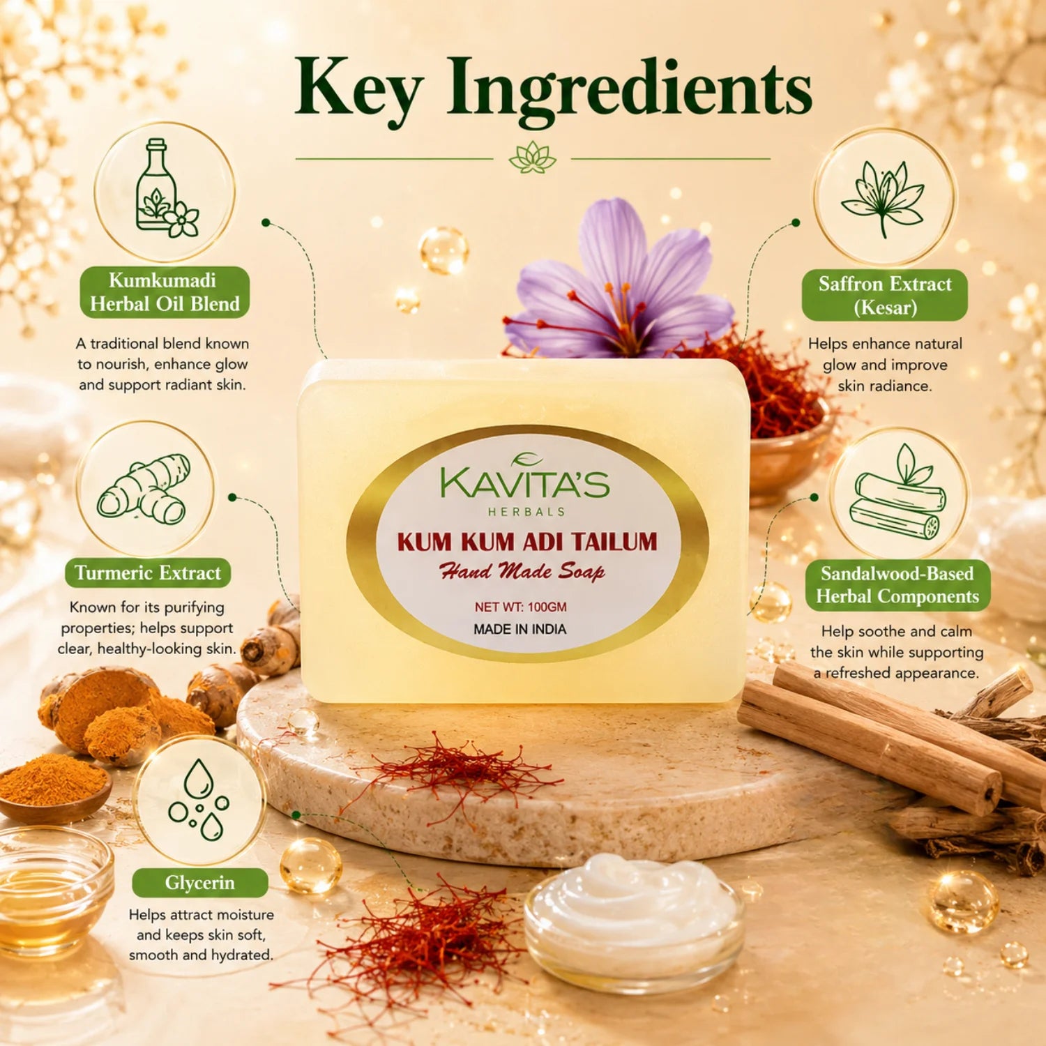Kumkumadi Soap