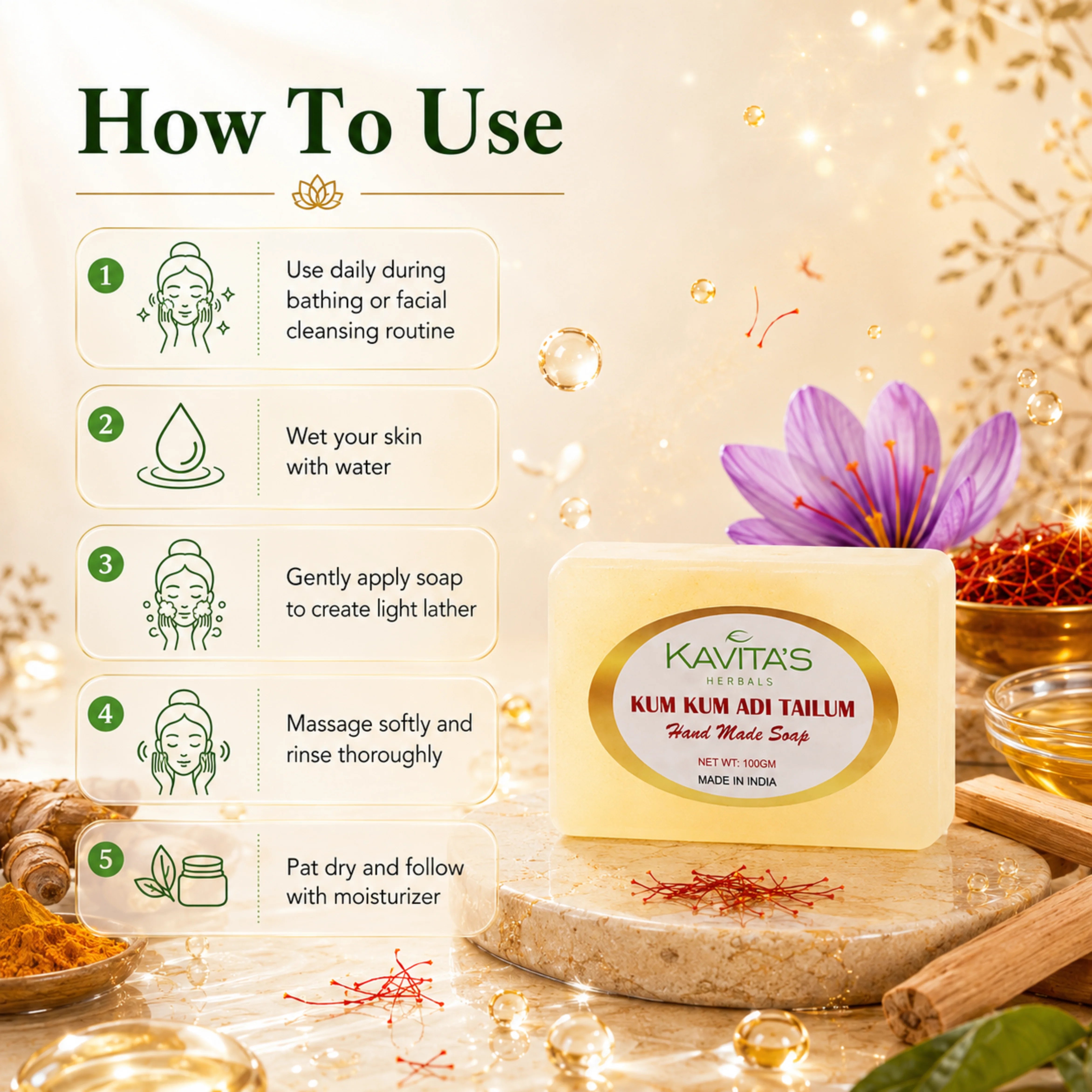 Kumkumadi Soap