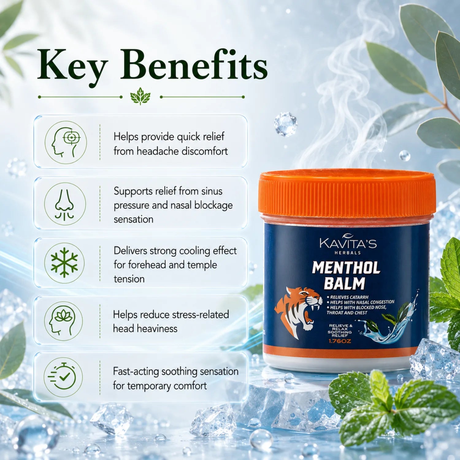 Menthol balm