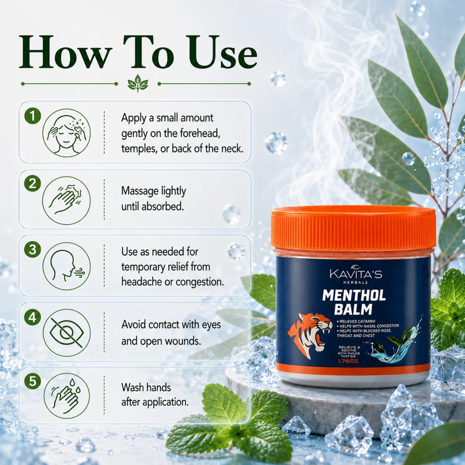 Menthol balm
