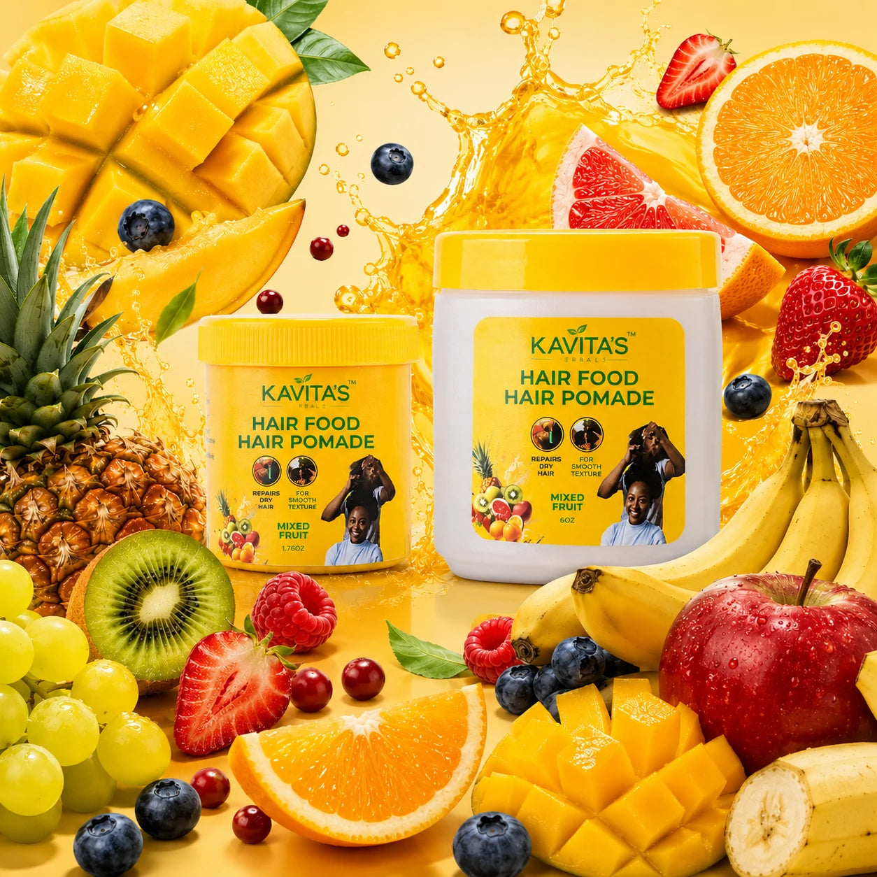 Mixed Fruit Hair Pomade / Hair Food