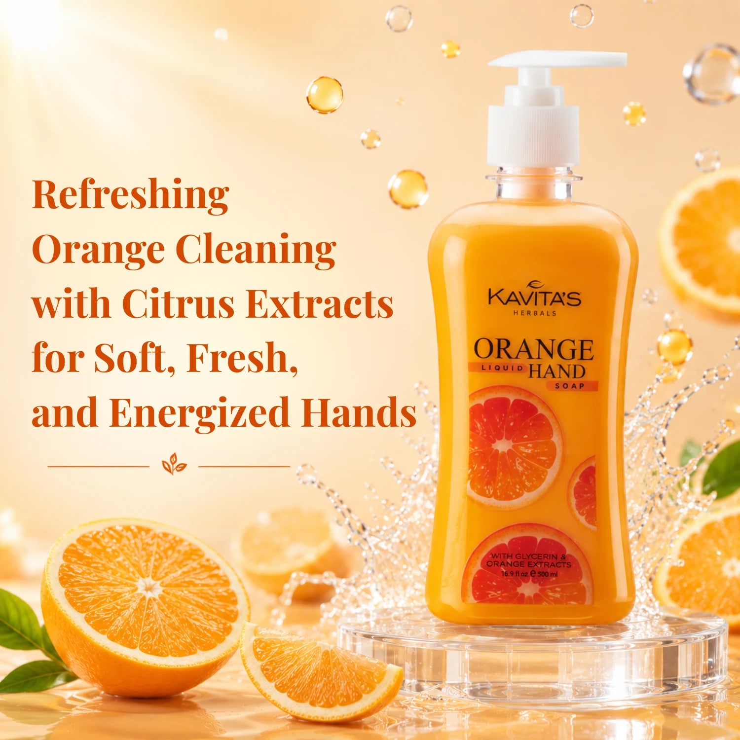 Orange Pearly Handwash