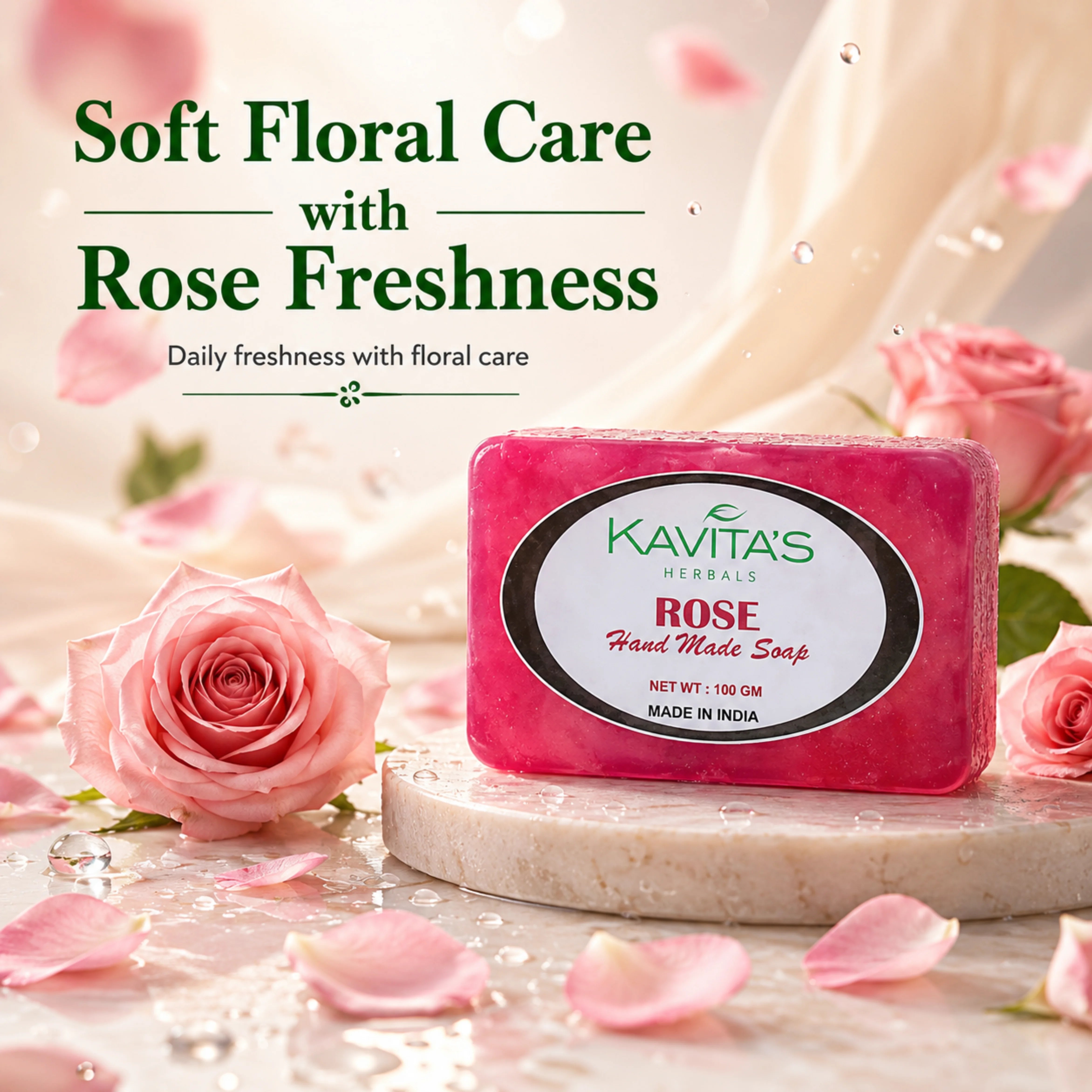 Rose Soap Bar