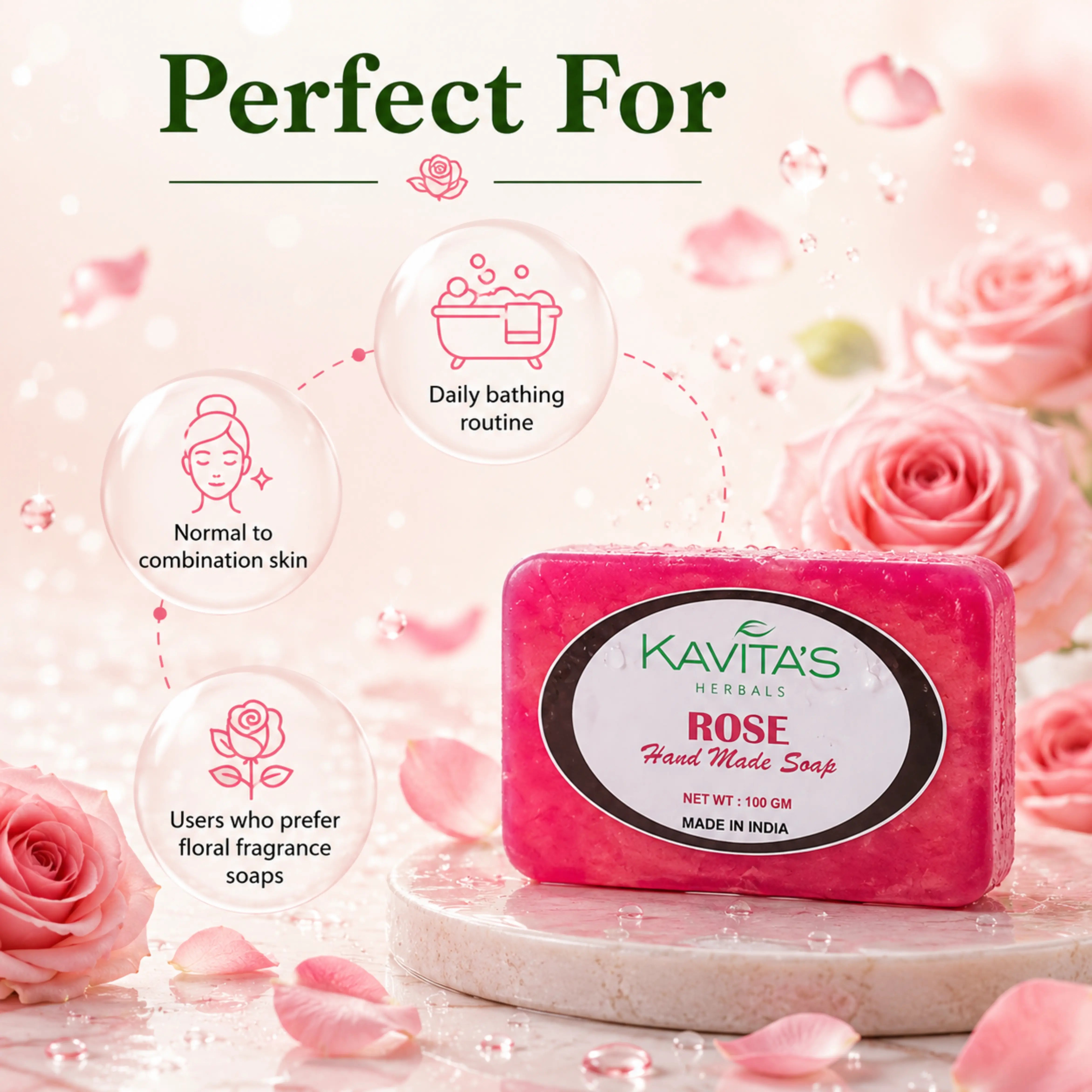 Rose Soap Bar