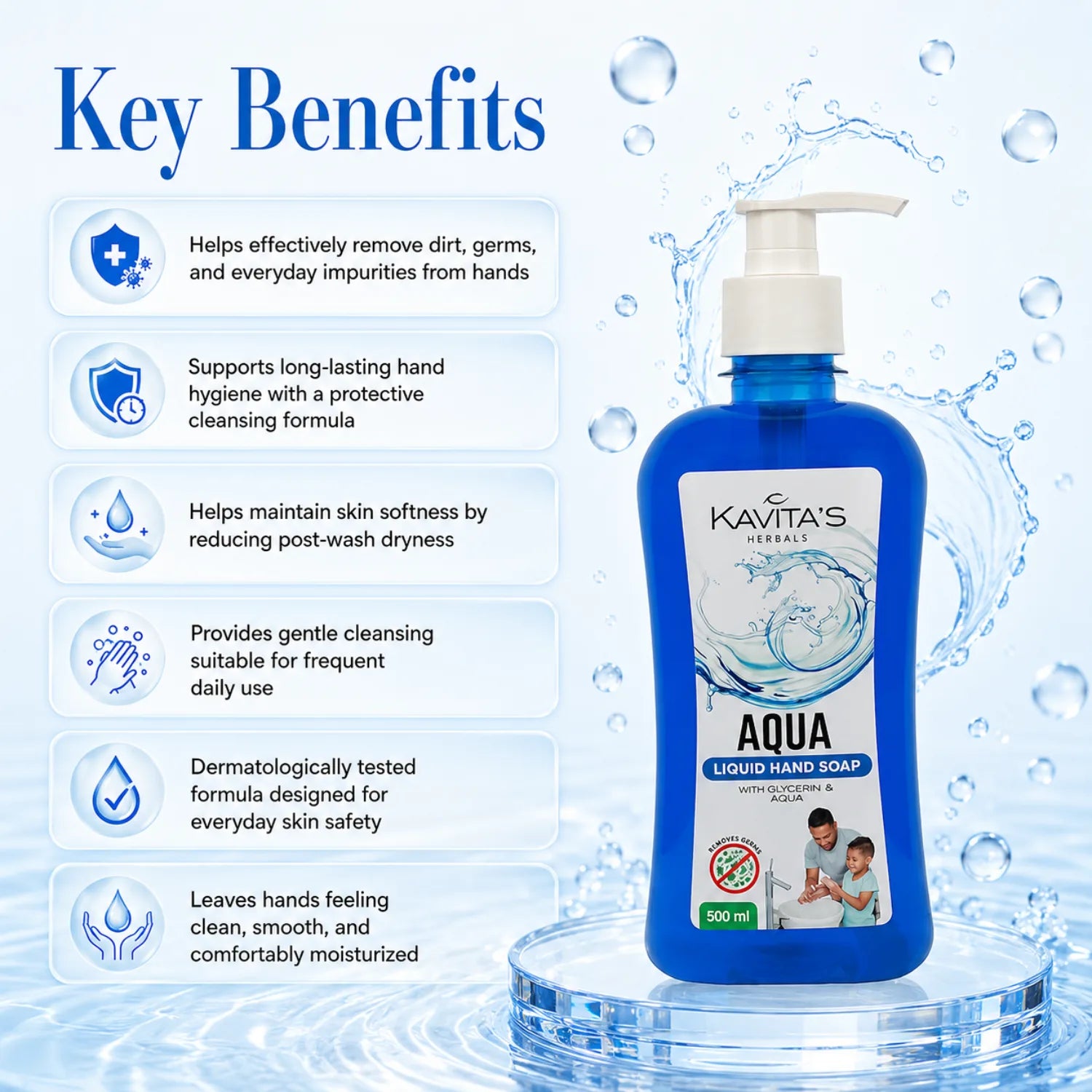 Transparent Aqua Hand Wash