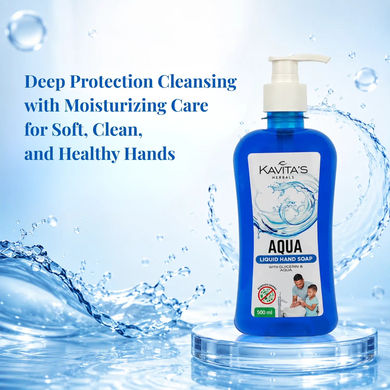 Transparent Aqua Hand Wash