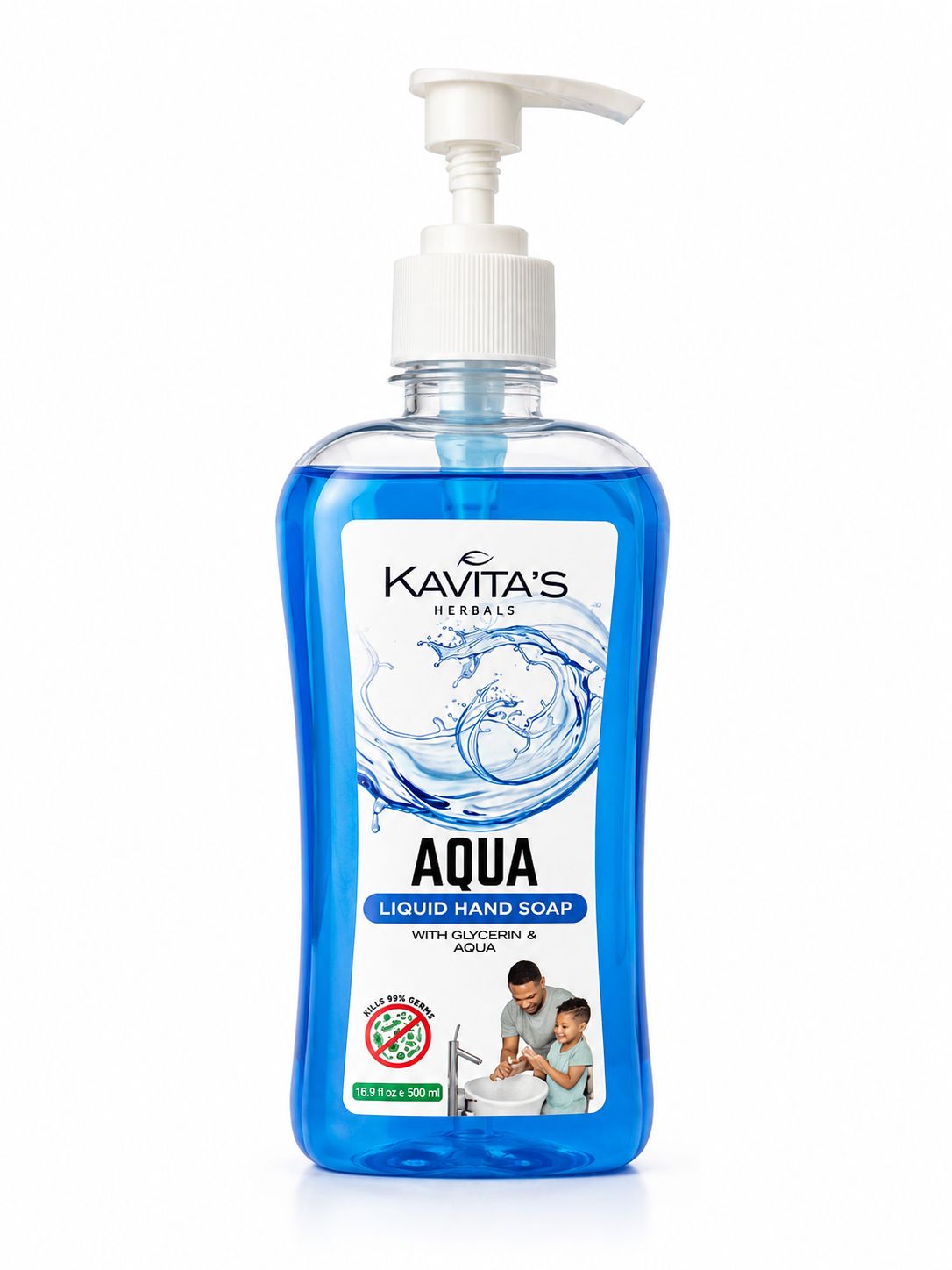 Transparent Aqua Hand Wash
