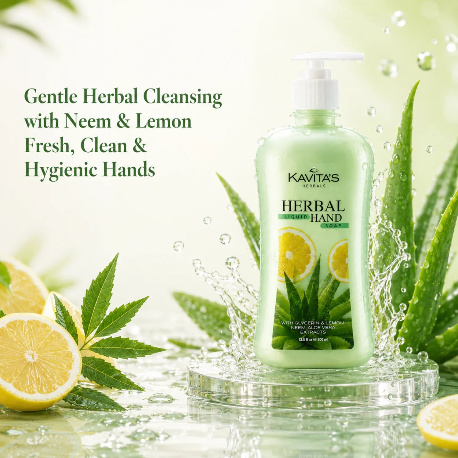 Transparent Herbal Hand Wash