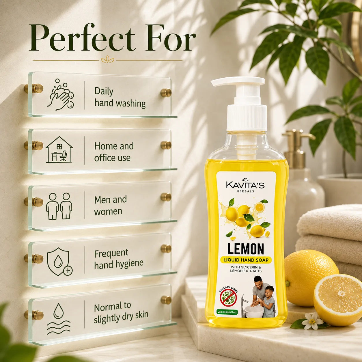 Transparent Lemon Hand Wash