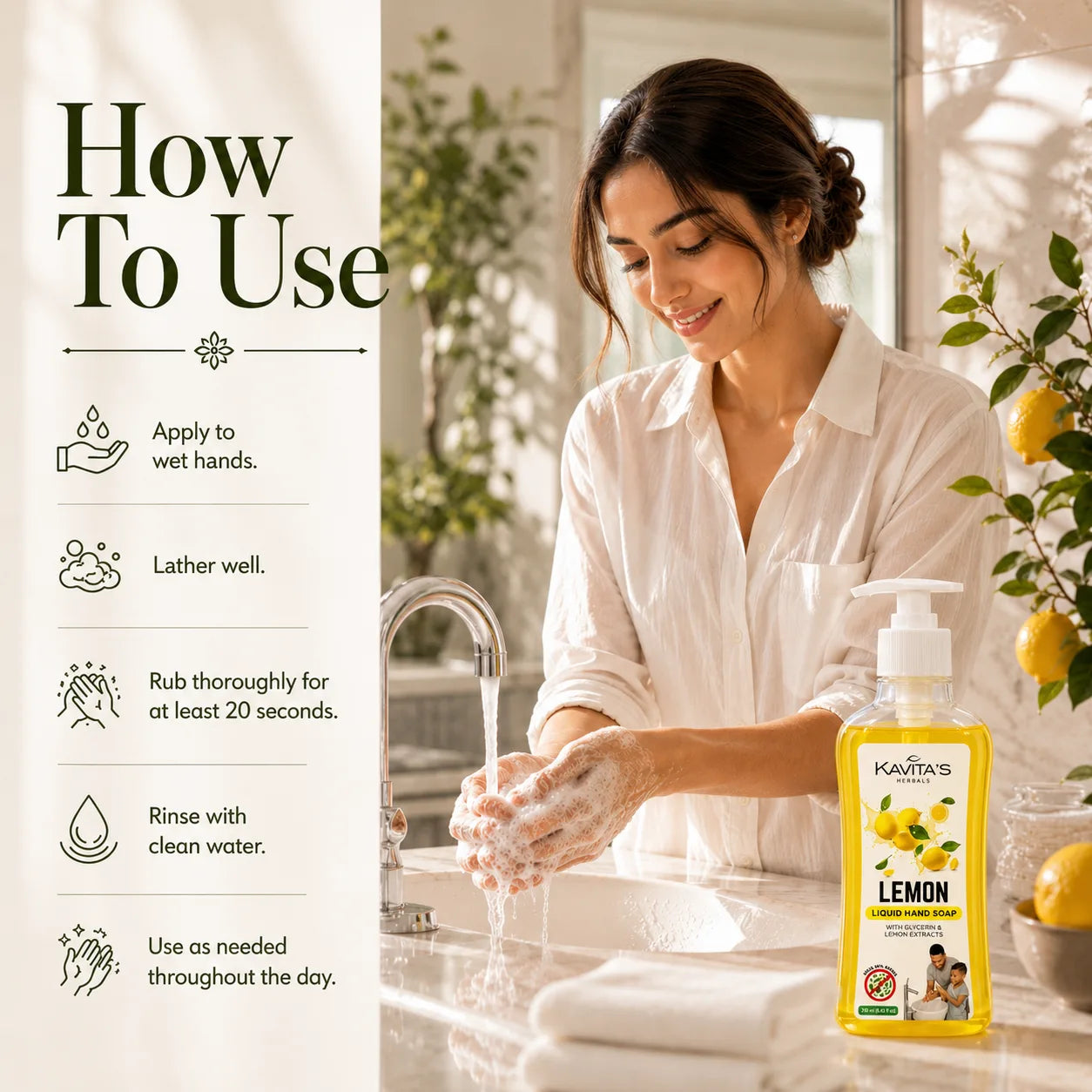 Transparent Lemon Hand Wash