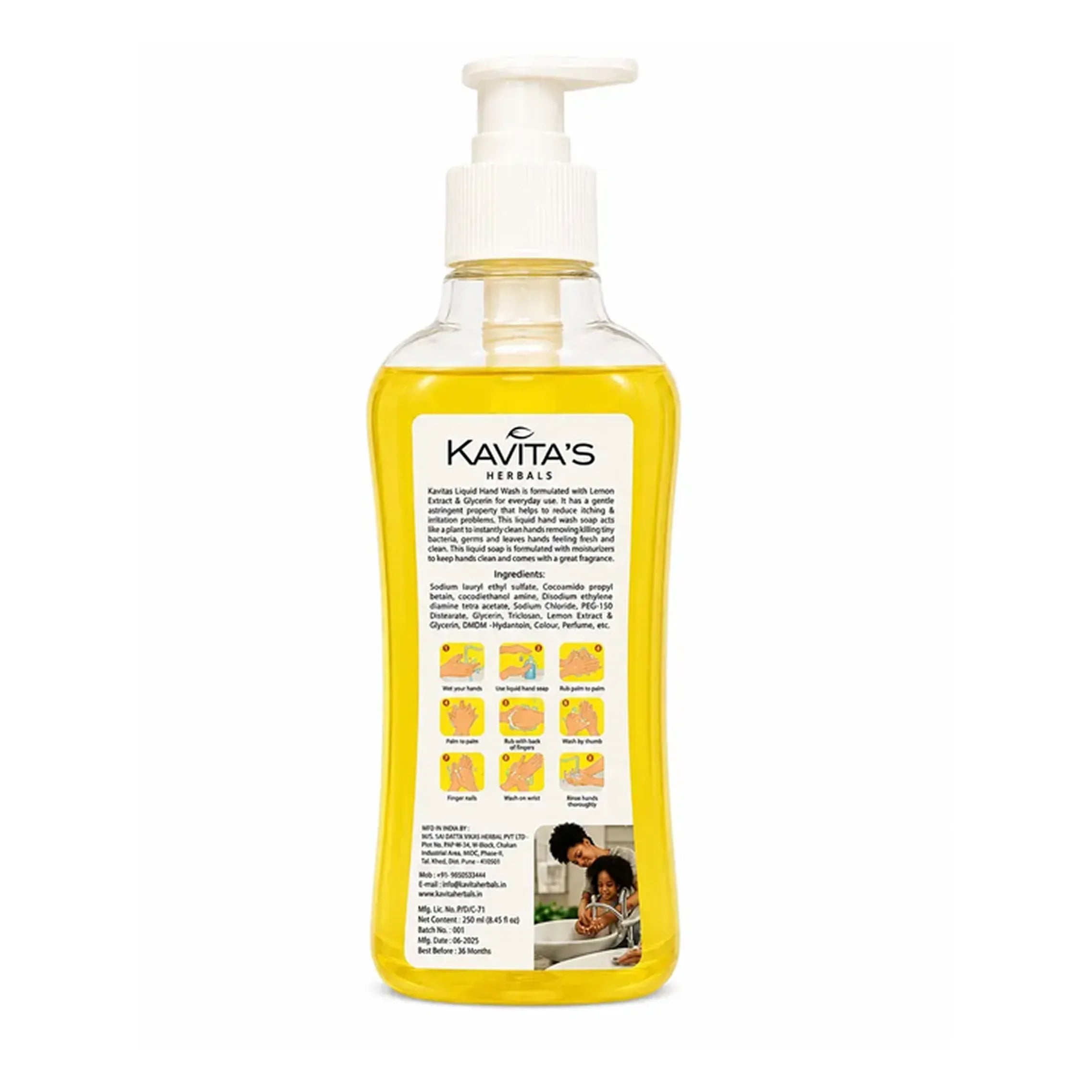 Transparent Lemon Hand Wash