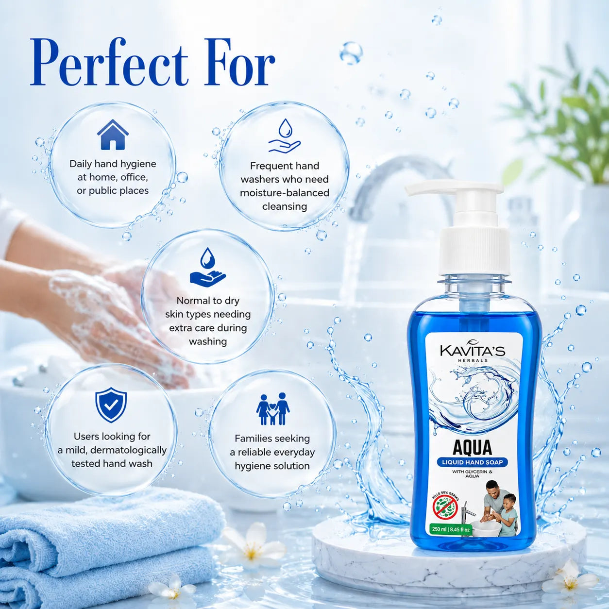 Transparent Aqua Hand Wash