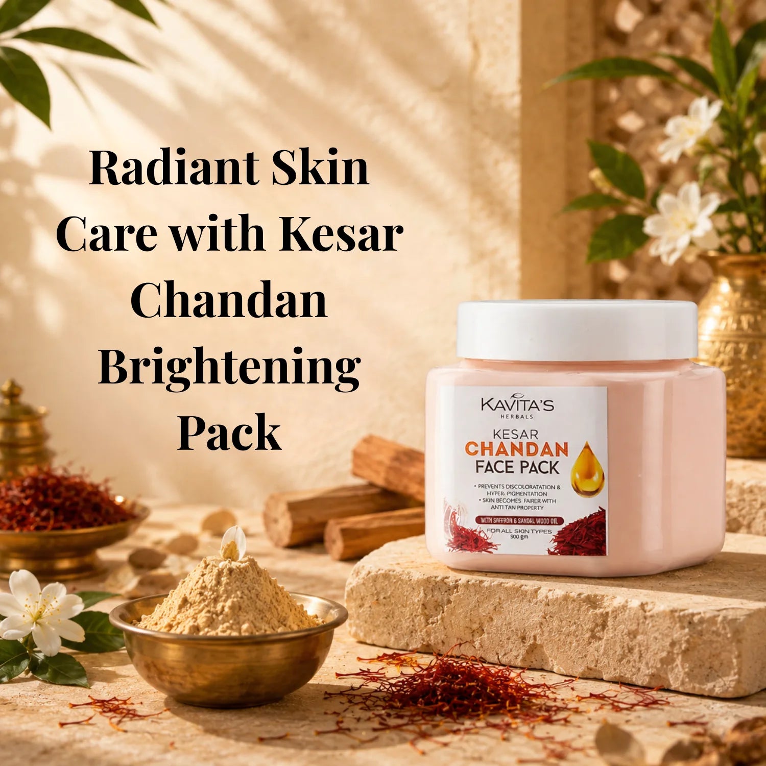Kesar Chandan Face & Body Pack
