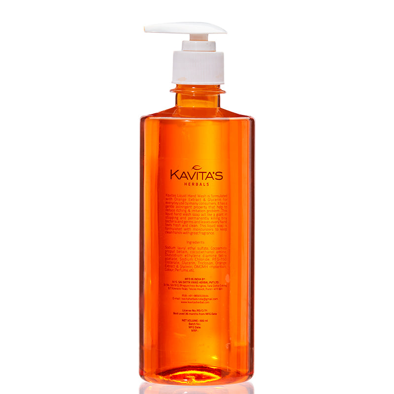 Orange Liquid Hand Soap