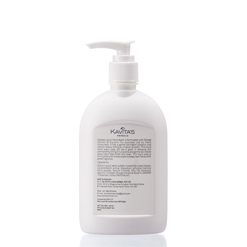 Orange Liquid Hand Soap